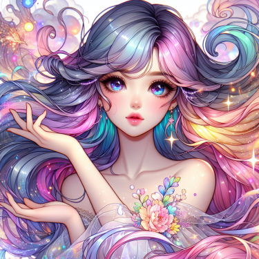 真人动漫图片人物女生，真人动漫女生头像唯美梦幻