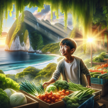 海角绿意盎然侄子的教育特点，绿意盎然海角侄子买菜